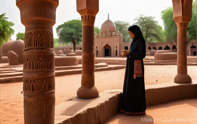 부르키나파소 주요 도시 및 특징 - **Ouagadougou Grand Market Scene:**
    "A vibrant and bustling street scene in Ouagadougou, Burkina...