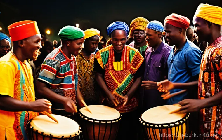 부르키나파소의 유명한 민속 음악 및 전통 공연 - **A Skilled Balafon Player in a Burkinabé Village**
    Generate an image of a serene and focused Bu...