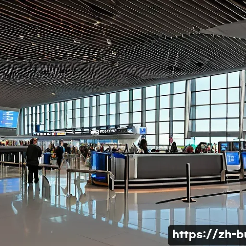 부르키나파소 가는 방법 및 항공권 정보 - A modern, bustling international airport terminal interior at Paris Charles de Gaulle (CDG) during d...