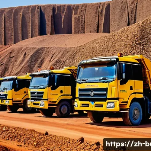 부르키나파소의 글로벌 경제 기여도 - A vibrant gold mining operation in Burkina Faso, showcasing modern mining machinery and workers wear...